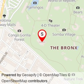 Carter Giraffe Building on Bronx Park South, New York New York - location map