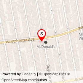 Chase on Westchester Avenue, New York New York - location map