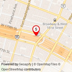 Gap Factory on Broadway, New York New York - location map