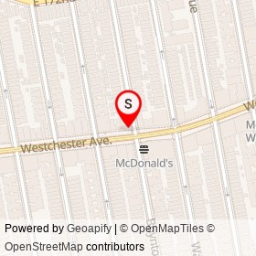 No Name Provided on Westchester Avenue, New York New York - location map