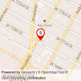 Popular Community Bank on West 170th Street, New York New York - location map