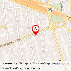 Thomas Montrea on Westchester Avenue, New York New York - location map