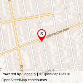 Casa Victoria on Westchester Avenue, New York New York - location map