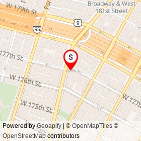 IHOP on Broadway, New York New York - location map