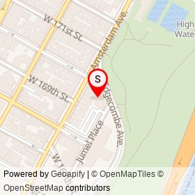 NYPD 33rd Precinct on Amsterdam Avenue, New York New York - location map