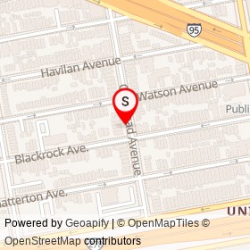 Haviland Playground on , New York New York - location map