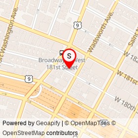 New Heights Oral Surgery on West 180th Street, New York New York - location map