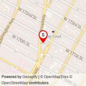 Rite Aid on Broadway, New York New York - location map