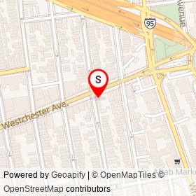 On the Six on Westchester Avenue, New York New York - location map