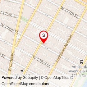 Redwood Apothecary on Saint Nicholas Avenue, New York New York - location map