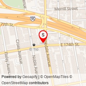 Rosedale Pharmacy on East 174th Street, New York New York - location map