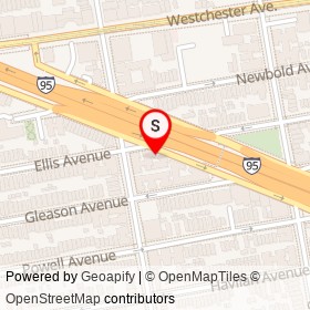 Panadería Antojitos on East 177th Street;Cross Bronx Service Road South, New York New York - location map