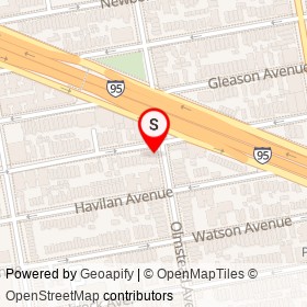 Los Cuñados on Powell Avenue, New York New York - location map