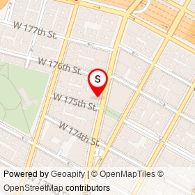 Malecon on Broadway, New York New York - location map