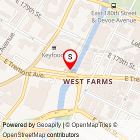 Bronx Arts Center on East Tremont Avenue, New York New York - location map