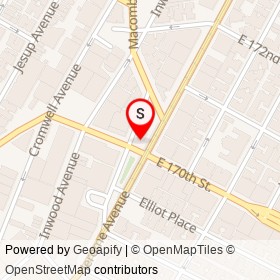 Wendy's on West 170th Street, New York New York - location map
