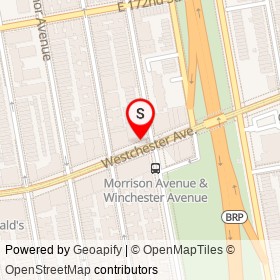 National Bakery on Westchester Avenue, New York New York - location map