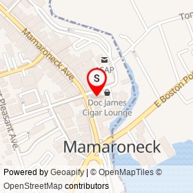 Bar'Lees on Mamaroneck Avenue, Mamaroneck New York - location map