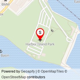 Harbor Island Park on , Mamaroneck New York - location map