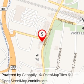 Caffe Regatta on Wolfs Lane, Pelham New York - location map