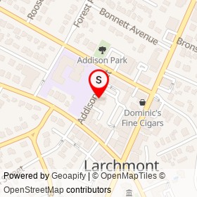 Addison Street Spa on Addison Street, Larchmont New York - location map