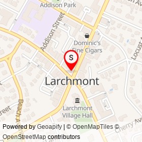 Post Wine and Spirits on Boston Post Road, Larchmont New York - location map