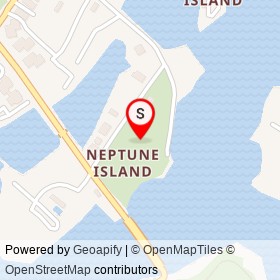 Neptune Park on , New Rochelle New York - location map