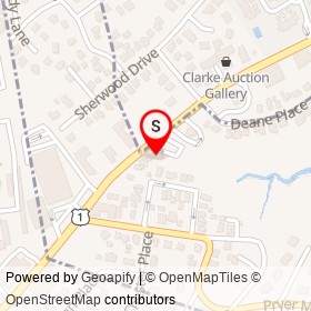 Fofie and Mia's on Boston Post Road, Larchmont New York - location map