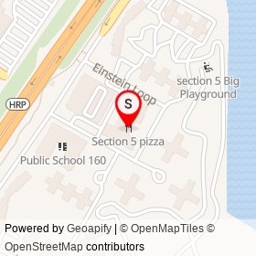 Section 5 pizza on Elgar Place, New York New York - location map