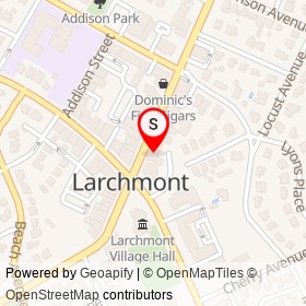 Cocoa on Larchmont Avenue, Larchmont New York - location map