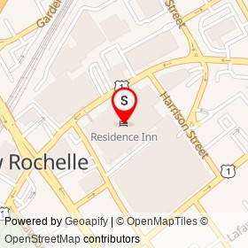 Residence Inn on Le Count Place, New Rochelle New York - location map