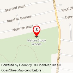 Nature Study Woods on , New Rochelle New York - location map