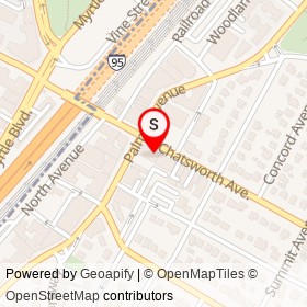 Chatsworth Cleaners on Chatsworth Avenue, Larchmont New York - location map