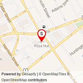 Pizza Hut on Echo Avenue, New Rochelle New York - location map