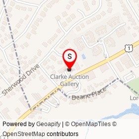 Clarke Auction Gallery on Boston Post Road, Larchmont New York - location map