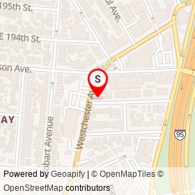 All American Laundry on Westchester Avenue, New York New York - location map