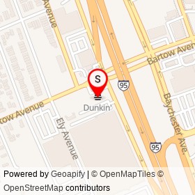 Dunkin' on Bartow Avenue, New York New York - location map