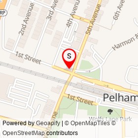 Pelham Manor Florist on 5th Avenue, Pelham New York - location map