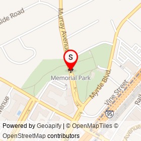 Memorial Park on , Town of Mamaroneck New York - location map