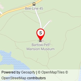 Bartow-Pell Mansion Museum on Siwanoy Trail, New York New York - location map