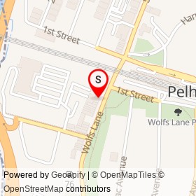 Village Shoe Services on Wolfs Lane, Pelham New York - location map