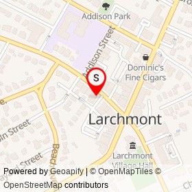 Auray Gourmet on Larchmont Avenue, Larchmont New York - location map