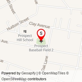 Prospect Baseball Field 2 on , Pelham Manor New York - location map