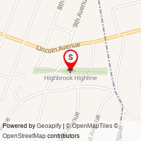 Highbrook Highline on , Pelham New York - location map