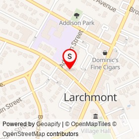 Lily's Foot Center on Larchmont Avenue, Larchmont New York - location map