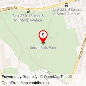 Seton Falls Park on , New York New York - location map