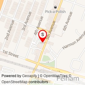 Marcello's Wood Fired Pizza & Restaurant on 5th Avenue, Pelham New York - location map