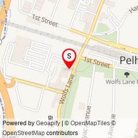 Tiso Appliances on Wolfs Lane, Pelham New York - location map
