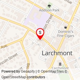 Coriander Modern Indian on Larchmont Avenue, Larchmont New York - location map