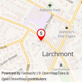 New China on Larchmont Avenue, Larchmont New York - location map